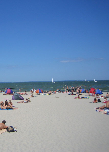 Sandy beach Ueckermünde